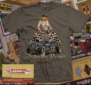Outsider pinup Hot Rod