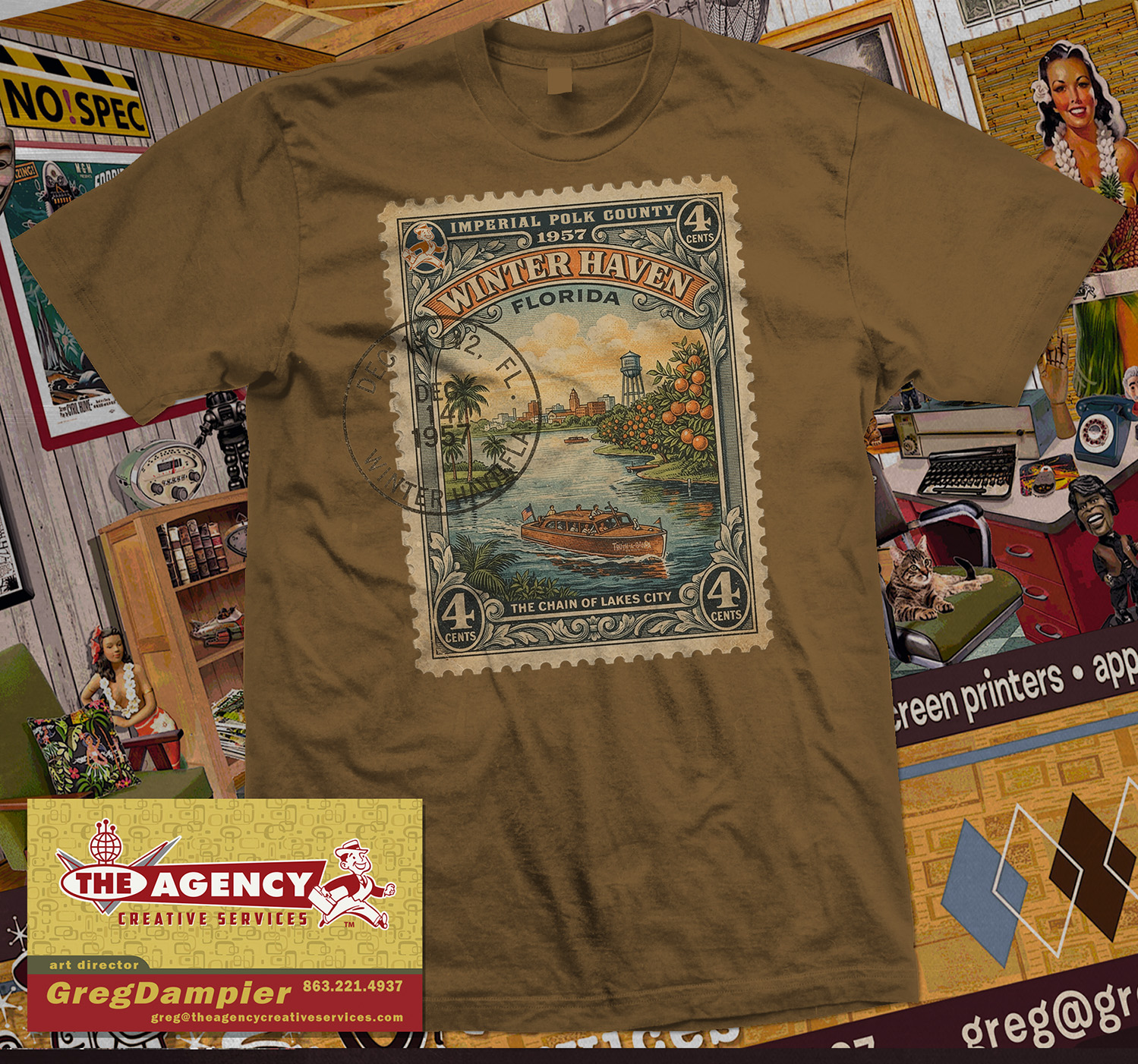 Winter Haven Chain Stamp